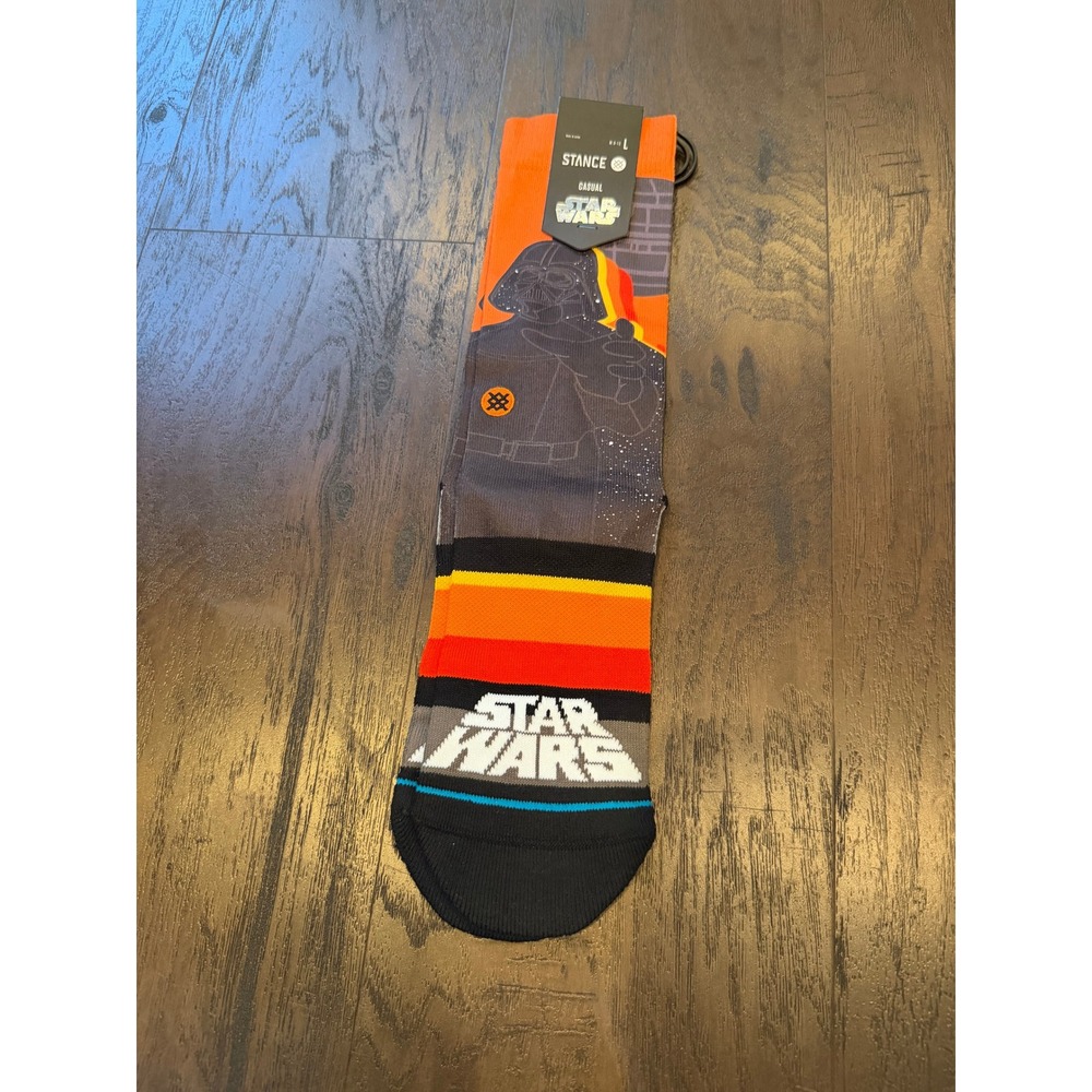 Stance x Star Wars Darth Vader Crew Socks Orange Kids Large